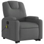 vidaXL Massagesessel mit Aufstehhilfe Dunkelgrau Stoff vidaXL Massagesessel mit Aufstehhilfe Dunkelgrau Stoff