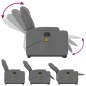 vidaXL Massagesessel mit Aufstehhilfe Dunkelgrau Stoff vidaXL Massagesessel mit Aufstehhilfe Dunkelgrau Stoff