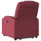 vidaXL Massagesessel mit Aufstehhilfe Weinrot Stoff vidaXL Massagesessel mit Aufstehhilfe Weinrot Stoff