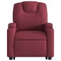 vidaXL Massagesessel mit Aufstehhilfe Weinrot Stoff vidaXL Massagesessel mit Aufstehhilfe Weinrot Stoff