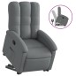 vidaXL Relaxsessel mit Aufstehhilfe Dunkelgrau Stoff vidaXL Relaxsessel mit Aufstehhilfe Dunkelgrau Stoff