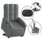vidaXL Relaxsessel mit Aufstehhilfe Dunkelgrau Stoff vidaXL Relaxsessel mit Aufstehhilfe Dunkelgrau Stoff