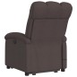 vidaXL Massagesessel mit Aufstehhilfe Dunkelbraun Stoff vidaXL Massagesessel mit Aufstehhilfe Dunkelbraun Stoff