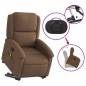 vidaXL Massagesessel mit Aufstehhilfe Braun Stoff vidaXL Massagesessel mit Aufstehhilfe Braun Stoff