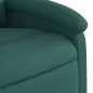 vidaXL Massagesessel mit Aufstehhilfe Dunkelgrün Stoff vidaXL Massagesessel mit Aufstehhilfe Dunkelgrün Stoff
