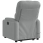 vidaXL Massagesessel mit Aufstehhilfe Hellgrau Stoff vidaXL Massagesessel mit Aufstehhilfe Hellgrau Stoff