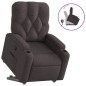 vidaXL Relaxsessel mit Aufstehhilfe Dunkelbraun Stoff vidaXL Relaxsessel mit Aufstehhilfe Dunkelbraun Stoff