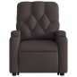 vidaXL Relaxsessel mit Aufstehhilfe Dunkelbraun Stoff vidaXL Relaxsessel mit Aufstehhilfe Dunkelbraun Stoff
