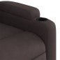 vidaXL Relaxsessel mit Aufstehhilfe Dunkelbraun Stoff vidaXL Relaxsessel mit Aufstehhilfe Dunkelbraun Stoff