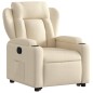vidaXL Relaxsessel mit Aufstehhilfe Creme Stoff vidaXL Relaxsessel mit Aufstehhilfe Creme Stoff