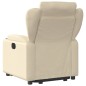 vidaXL Relaxsessel mit Aufstehhilfe Creme Stoff vidaXL Relaxsessel mit Aufstehhilfe Creme Stoff