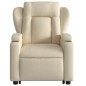 vidaXL Relaxsessel mit Aufstehhilfe Creme Stoff vidaXL Relaxsessel mit Aufstehhilfe Creme Stoff