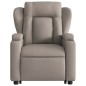 vidaXL Massagesessel mit Aufstehhilfe Taupe Stoff vidaXL Massagesessel mit Aufstehhilfe Taupe Stoff