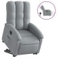 vidaXL Relaxsessel mit Aufstehhilfe Elektrisch Hellgrau Stoff vidaXL Relaxsessel mit Aufstehhilfe Elektrisch Hellgrau Stoff