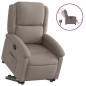 vidaXL Relaxsessel mit Aufstehhilfe Elektrisch Taupe Stoff vidaXL Relaxsessel mit Aufstehhilfe Elektrisch Taupe Stoff