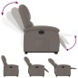 vidaXL Relaxsessel mit Aufstehhilfe Elektrisch Taupe Stoff vidaXL Relaxsessel mit Aufstehhilfe Elektrisch Taupe Stoff