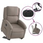 vidaXL Relaxsessel mit Aufstehhilfe Elektrisch Taupe Stoff vidaXL Relaxsessel mit Aufstehhilfe Elektrisch Taupe Stoff