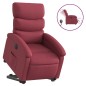 vidaXL Relaxsessel mit Aufstehhilfe Elektrisch Weinrot Stoff vidaXL Relaxsessel mit Aufstehhilfe Elektrisch Weinrot Stoff