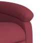 vidaXL Relaxsessel mit Aufstehhilfe Elektrisch Weinrot Stoff vidaXL Relaxsessel mit Aufstehhilfe Elektrisch Weinrot Stoff