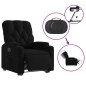 vidaXL Relaxsessel mit Aufstehhilfe Elektrisch Schwarz Stoff vidaXL Relaxsessel mit Aufstehhilfe Elektrisch Schwarz Stoff