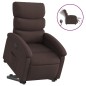 vidaXL Relaxsessel mit Aufstehhilfe Elektrisch Dunkelbraun Stoff vidaXL Relaxsessel mit Aufstehhilfe Elektrisch Dunkelbraun Stoff