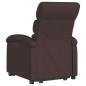 vidaXL Relaxsessel mit Aufstehhilfe Elektrisch Dunkelbraun Stoff vidaXL Relaxsessel mit Aufstehhilfe Elektrisch Dunkelbraun Stoff