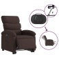 vidaXL Relaxsessel mit Aufstehhilfe Elektrisch Dunkelbraun Stoff vidaXL Relaxsessel mit Aufstehhilfe Elektrisch Dunkelbraun Stoff