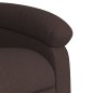 vidaXL Relaxsessel mit Aufstehhilfe Elektrisch Dunkelbraun Stoff vidaXL Relaxsessel mit Aufstehhilfe Elektrisch Dunkelbraun Stoff
