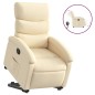 vidaXL Relaxsessel mit Aufstehhilfe Elektrisch Creme Stoff vidaXL Relaxsessel mit Aufstehhilfe Elektrisch Creme Stoff
