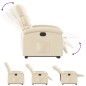 vidaXL Relaxsessel mit Aufstehhilfe Elektrisch Creme Stoff vidaXL Relaxsessel mit Aufstehhilfe Elektrisch Creme Stoff