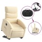 vidaXL Relaxsessel mit Aufstehhilfe Elektrisch Creme Stoff vidaXL Relaxsessel mit Aufstehhilfe Elektrisch Creme Stoff
