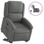 vidaXL Relaxsessel mit Aufstehhilfe Elektrisch Dunkelgrau Stoff vidaXL Relaxsessel mit Aufstehhilfe Elektrisch Dunkelgrau Stoff