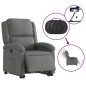 vidaXL Relaxsessel mit Aufstehhilfe Elektrisch Dunkelgrau Stoff vidaXL Relaxsessel mit Aufstehhilfe Elektrisch Dunkelgrau Stoff