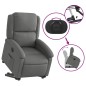 vidaXL Relaxsessel mit Aufstehhilfe Elektrisch Dunkelgrau Stoff vidaXL Relaxsessel mit Aufstehhilfe Elektrisch Dunkelgrau Stoff
