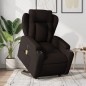 vidaXL Elektrischer Massagesessel mit Aufstehhilfe Dunkelbraun Stoff vidaXL Elektrischer Massagesessel mit Aufstehhilfe Dunkelbraun Stoff