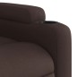 vidaXL Elektrischer Massagesessel mit Aufstehhilfe Dunkelbraun Stoff vidaXL Elektrischer Massagesessel mit Aufstehhilfe Dunkelbraun Stoff
