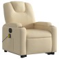 vidaXL Elektrischer Massagesessel mit Aufstehhilfe Creme Stoff vidaXL Elektrischer Massagesessel mit Aufstehhilfe Creme Stoff