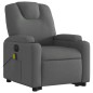 vidaXL Elektrischer Massagesessel mit Aufstehhilfe Dunkelgrau Stoff vidaXL Elektrischer Massagesessel mit Aufstehhilfe Dunkelgrau Stoff