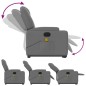 vidaXL Elektrischer Massagesessel mit Aufstehhilfe Dunkelgrau Stoff vidaXL Elektrischer Massagesessel mit Aufstehhilfe Dunkelgrau Stoff