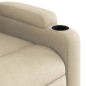 vidaXL Elektrischer Massagesessel mit Aufstehhilfe Creme Stoff vidaXL Elektrischer Massagesessel mit Aufstehhilfe Creme Stoff