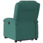 vidaXL Elektrischer Massagesessel mit Aufstehhilfe Dunkelgrün Stoff vidaXL Elektrischer Massagesessel mit Aufstehhilfe Dunkelgrün Stoff