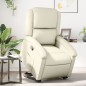 vidaXL Relaxsessel mit Aufstehhilfe Creme Kunstleder vidaXL Relaxsessel mit Aufstehhilfe Creme Kunstleder