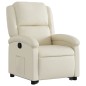 vidaXL Relaxsessel mit Aufstehhilfe Creme Kunstleder vidaXL Relaxsessel mit Aufstehhilfe Creme Kunstleder