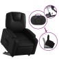 vidaXL Relaxsessel mit Aufstehhilfe Schwarz Kunstleder vidaXL Relaxsessel mit Aufstehhilfe Schwarz Kunstleder