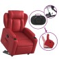 vidaXL Relaxsessel mit Aufstehhilfe Rot Kunstleder vidaXL Relaxsessel mit Aufstehhilfe Rot Kunstleder