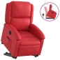 vidaXL Relaxsessel mit Aufstehhilfe Rot Kunstleder vidaXL Relaxsessel mit Aufstehhilfe Rot Kunstleder