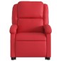 vidaXL Relaxsessel mit Aufstehhilfe Rot Kunstleder vidaXL Relaxsessel mit Aufstehhilfe Rot Kunstleder