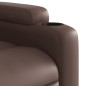 vidaXL Relaxsessel mit Aufstehhilfe Braun Kunstleder