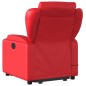vidaXL Massagesessel mit Aufstehhilfe Rot Kunstleder vidaXL Massagesessel mit Aufstehhilfe Rot Kunstleder