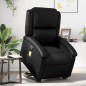 vidaXL Massagesessel mit Aufstehhilfe Schwarz Kunstleder vidaXL Massagesessel mit Aufstehhilfe Schwarz Kunstleder